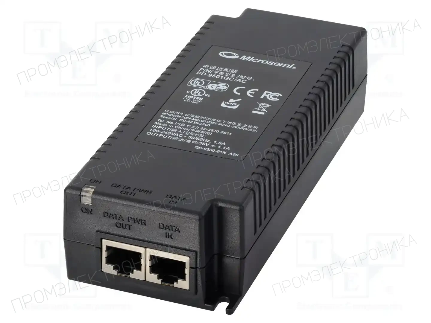 Microchip Technology PD-9501GC/AC-US — Блоки питания PoE