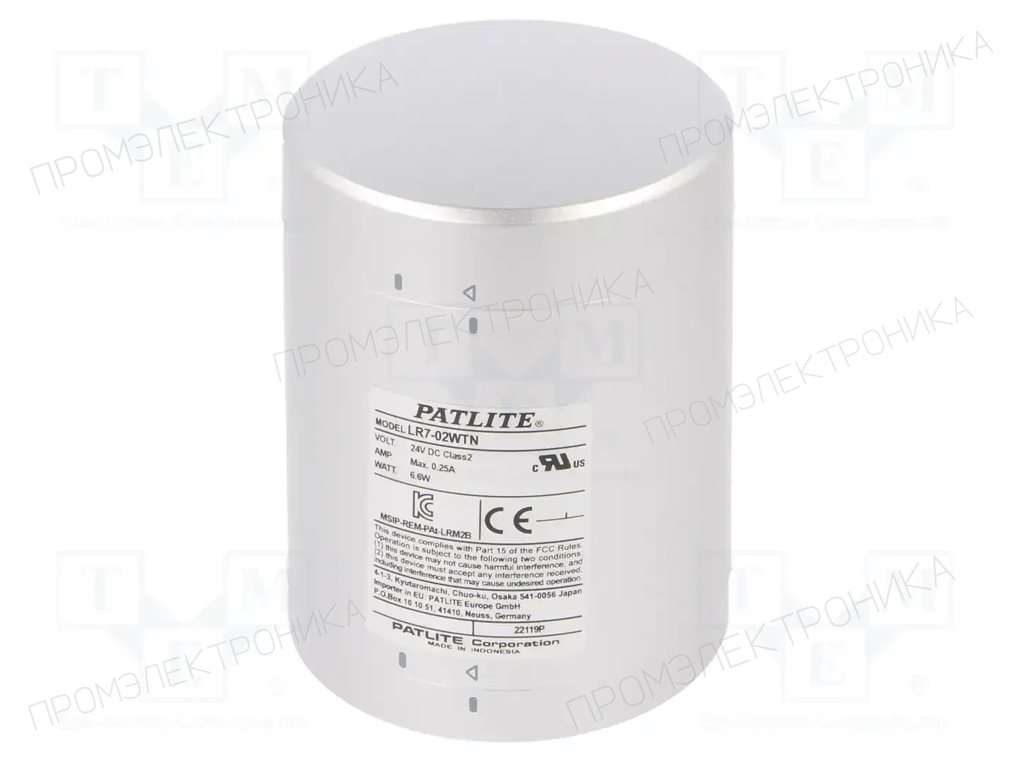 PATLITE LR7-02WTNU — Сигнализационные колонки