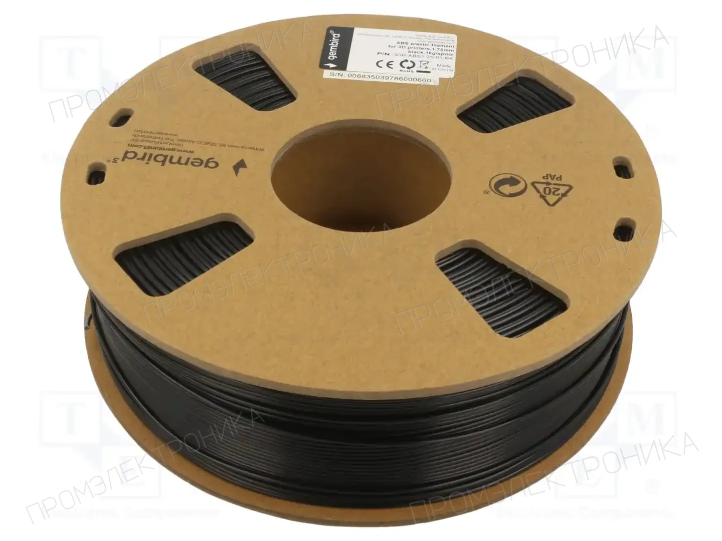 GEMBIRD 3DP-ABS1.75-01-BK — Принтеры 3D и аксессуары