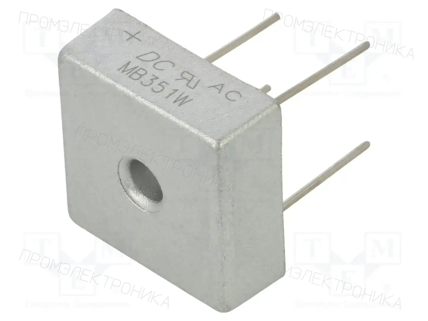 DC COMPONENTS MB351W — Однофазные мосты диодные квадратные