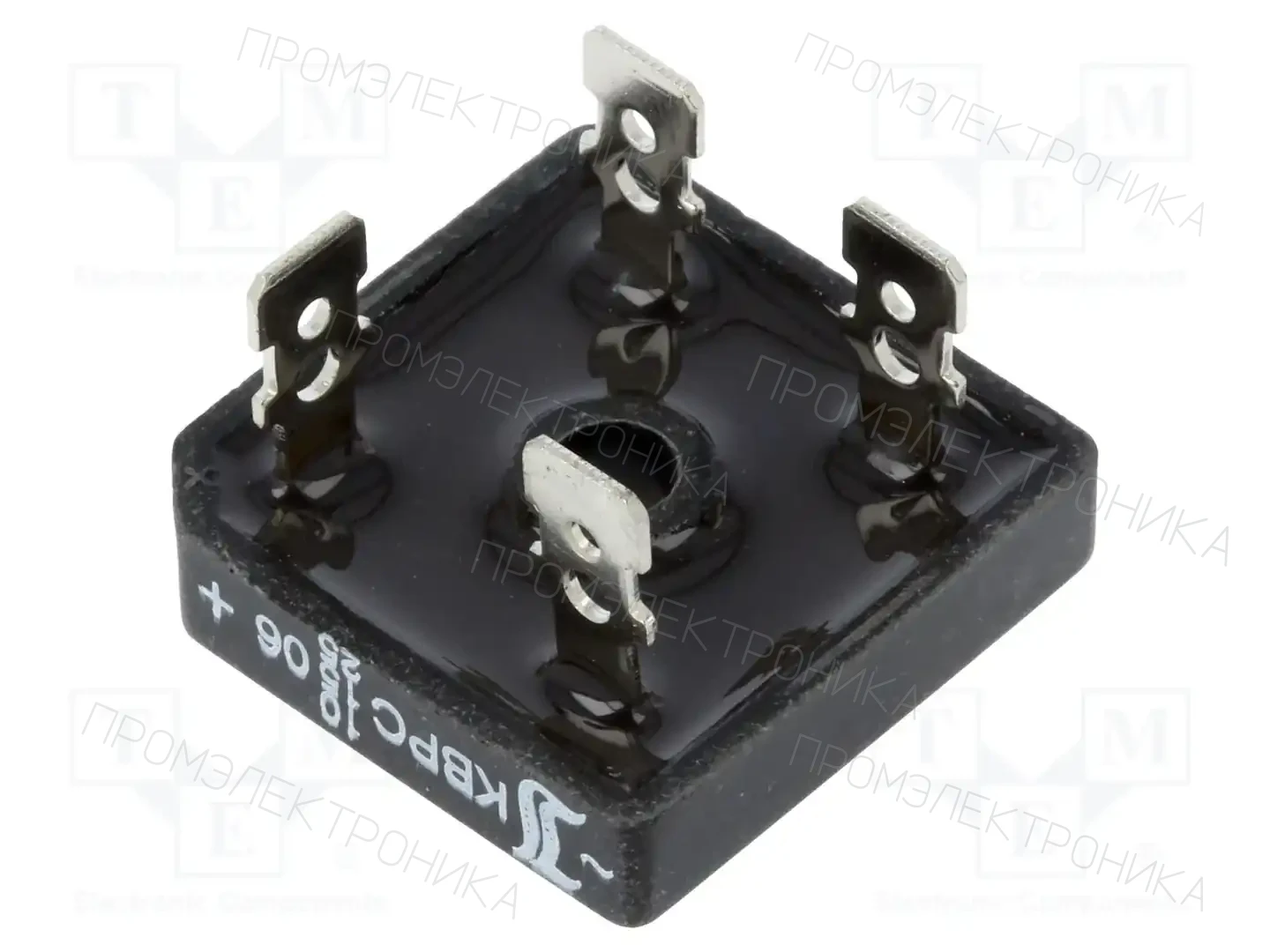 DIOTEC SEMICONDUCTOR KBPC10/15/2506FP — Однофазные мосты диодные квадратные
