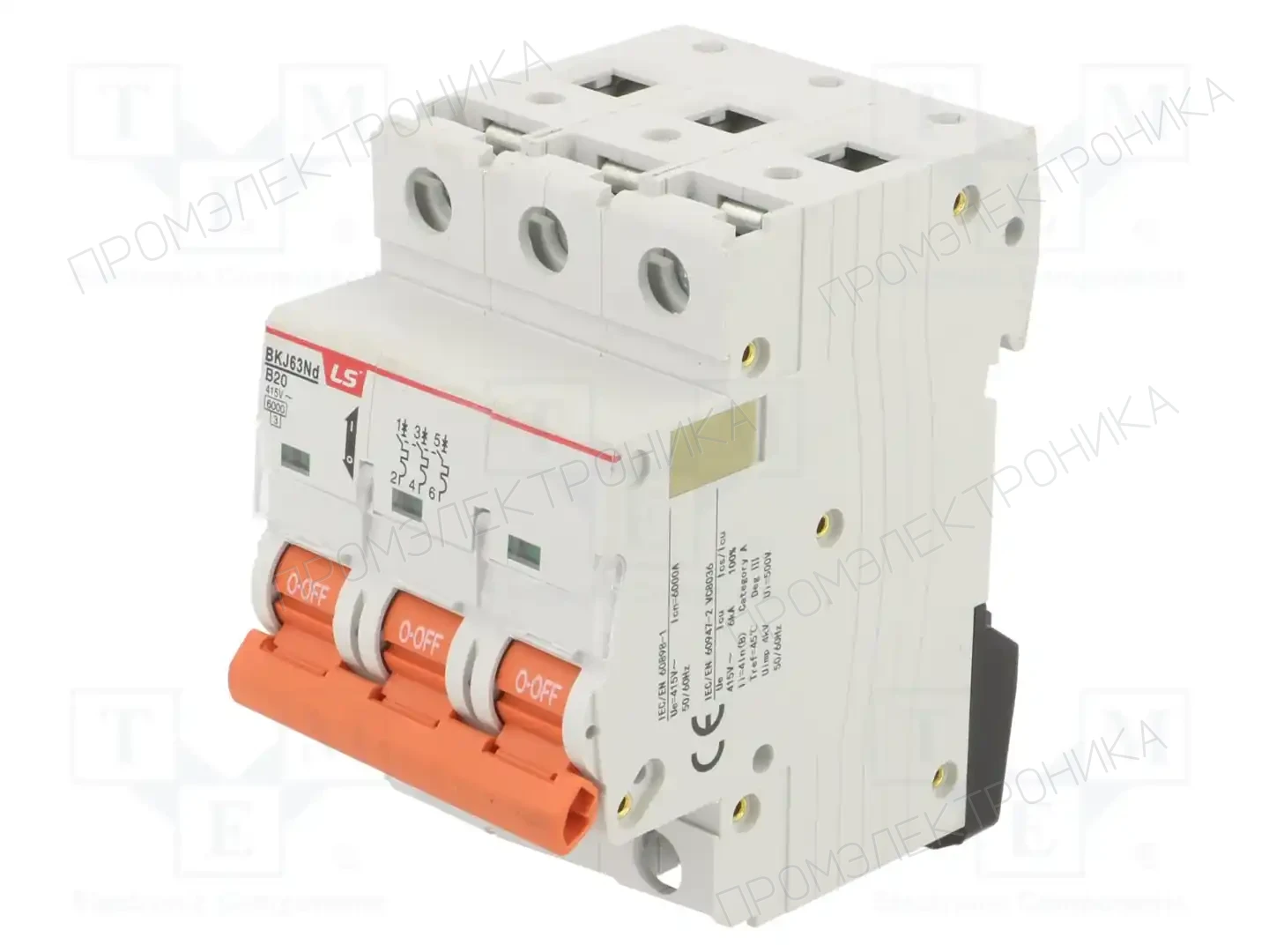 LS ELECTRIC BKJ63ND 3P B20 — Выключатели максимального тока