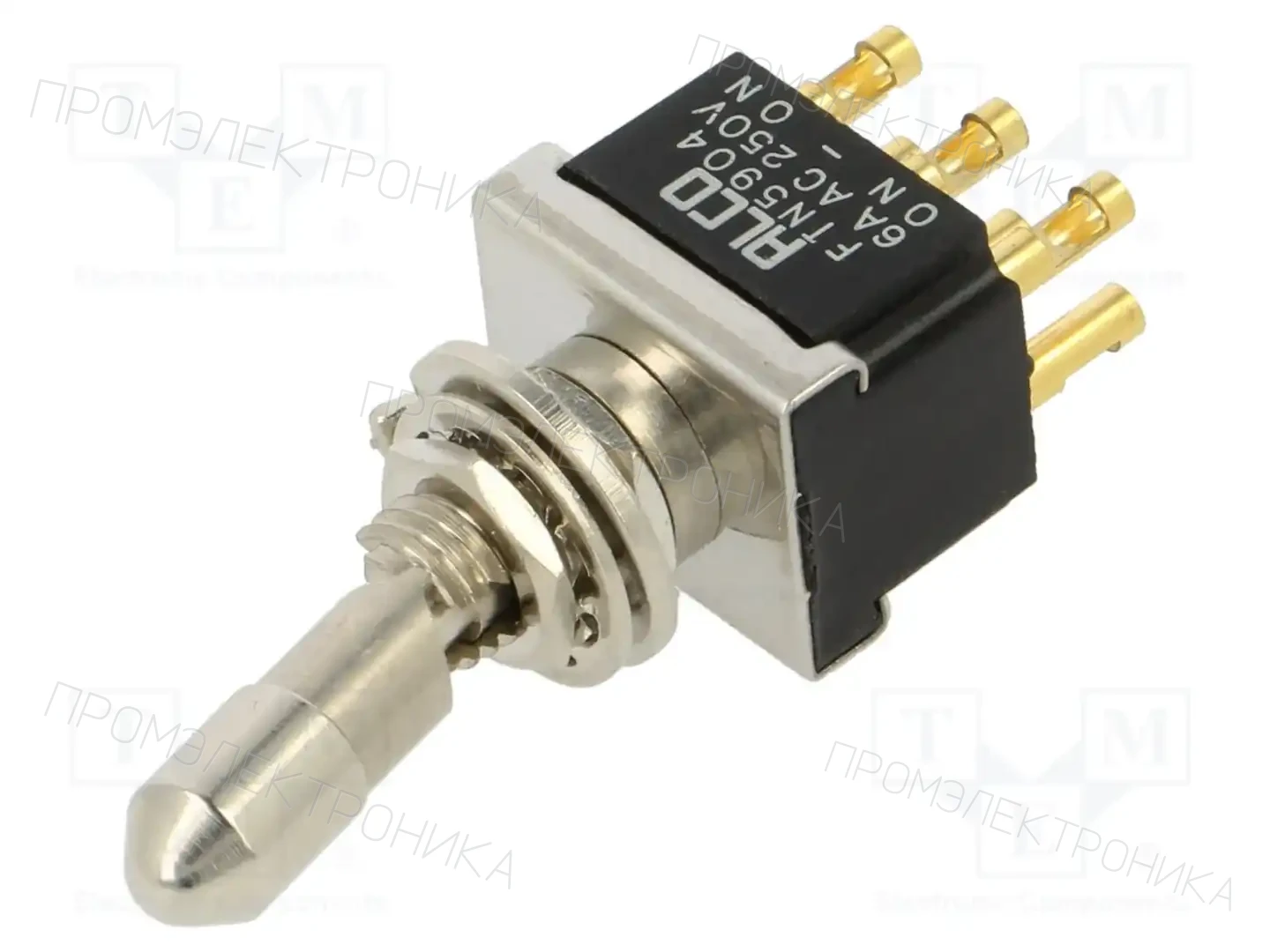 TE Connectivity 3-6437630-9 — Переключатели рычажные