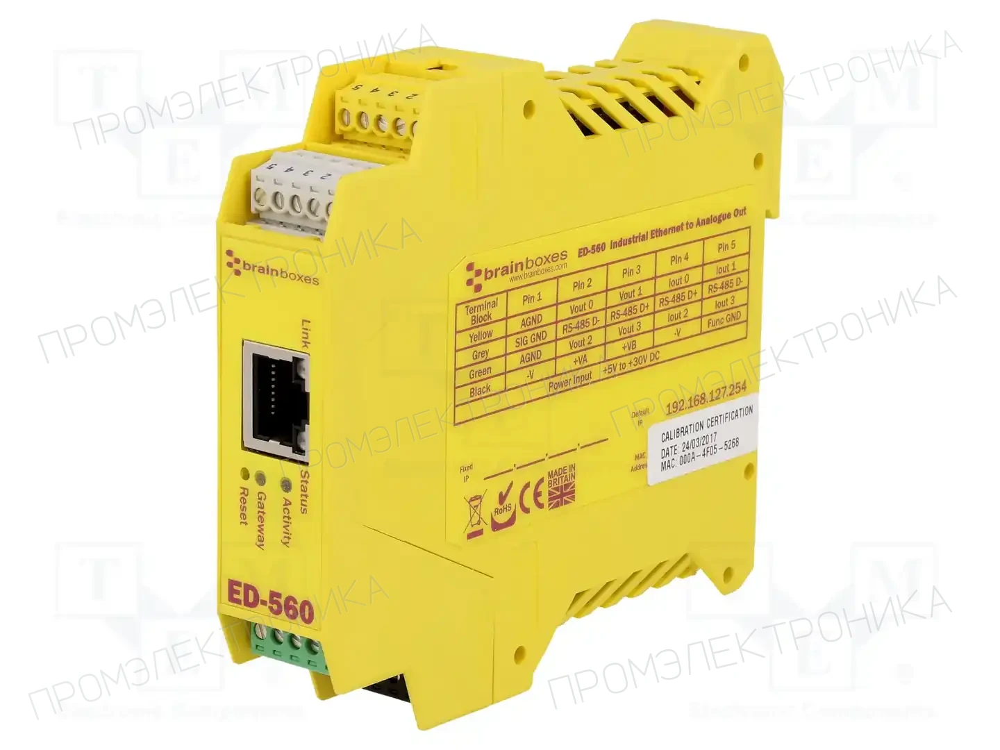 BRAINBOXES ED-560 — Промышленные сети