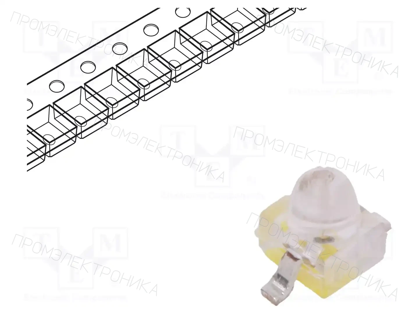 BROADCOM (AVAGO) HLMA-QL00-TU011 — Светодиоды SMD цветные