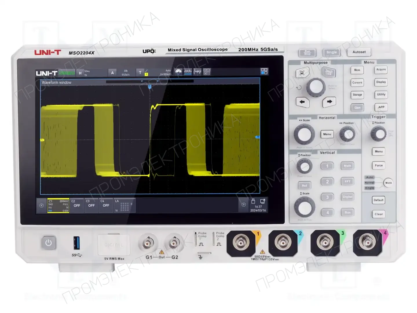 UNI-T MSO2204X — Осциллоскопы цифровые
