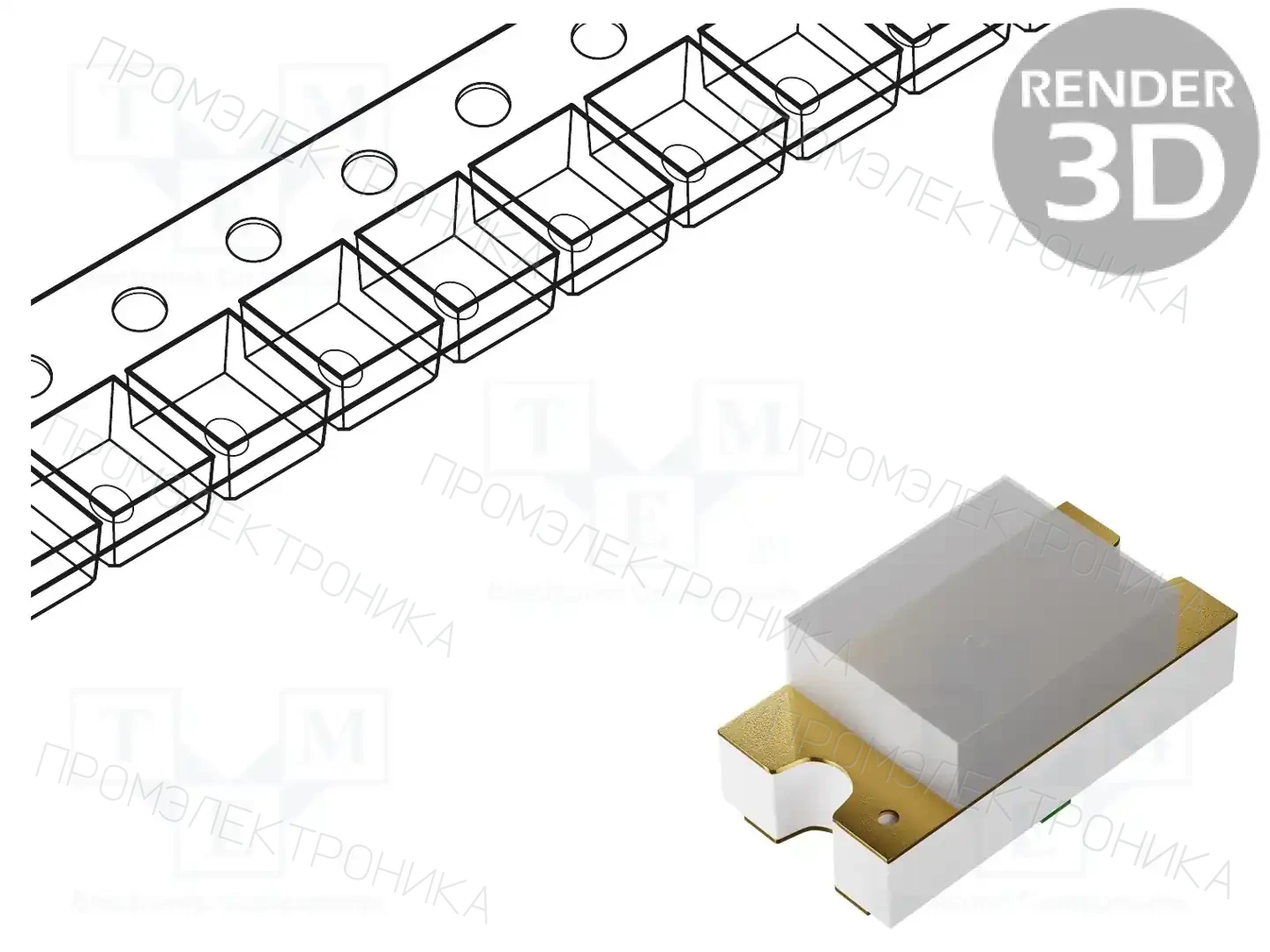 EVERLIGHT 17-21UYC/S530-A2/4T — Светодиоды SMD цветные