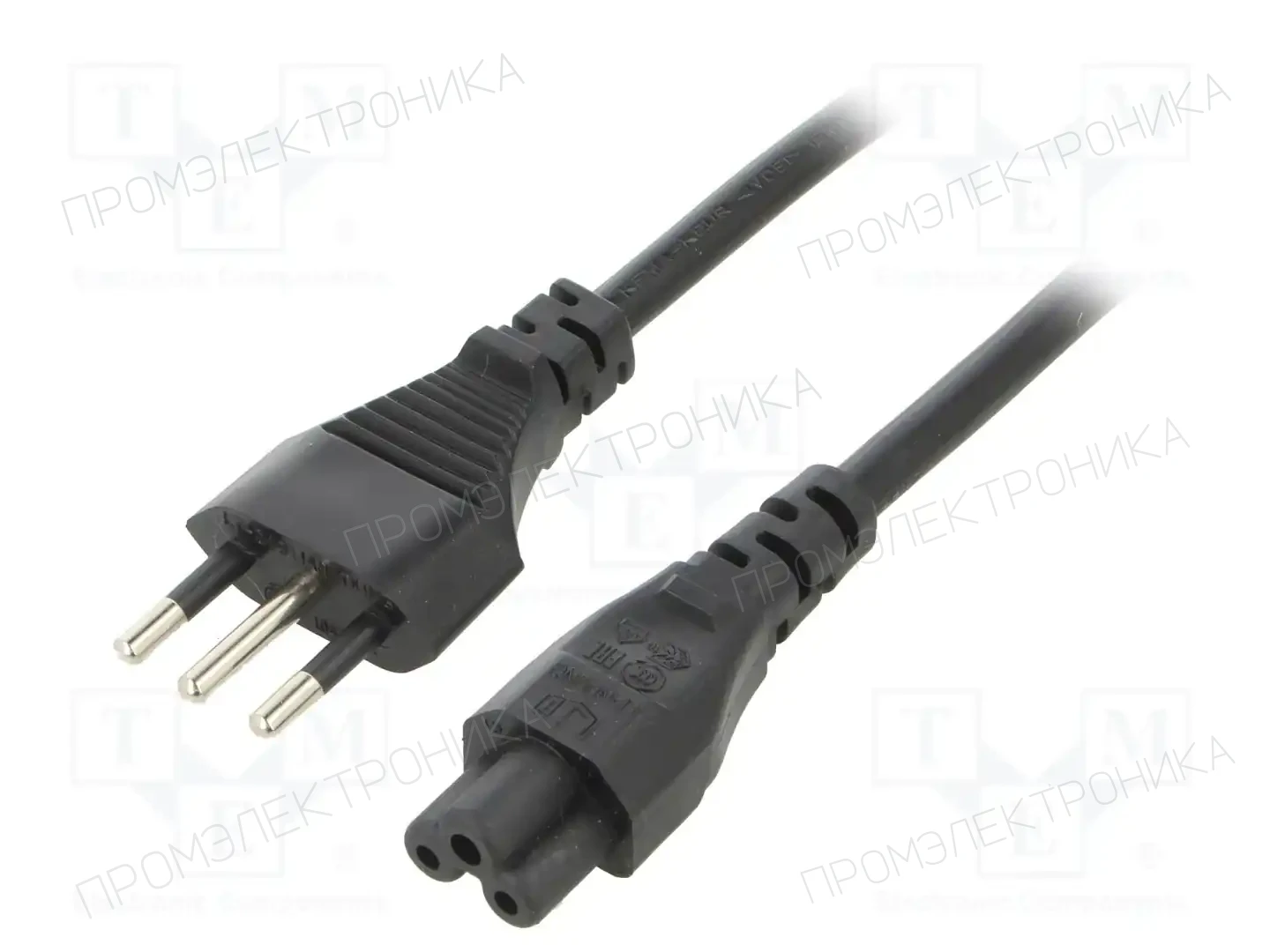 LIAN DUNG LT-319+535 H05VV-F 3X0.75 BLK 1.8M — Кабели питания компьютерные и универс