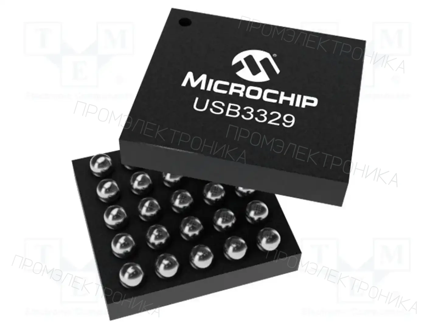 Microchip Technology USB3329C-GL-TR — Микросхемы - интерфейсы осталь