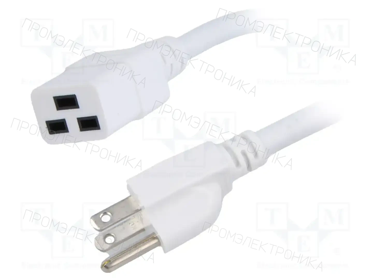 LIAN DUNG LT-202+549 SJT 14/3 60C WHT 1.5M — Кабели питания компьютерные и универс