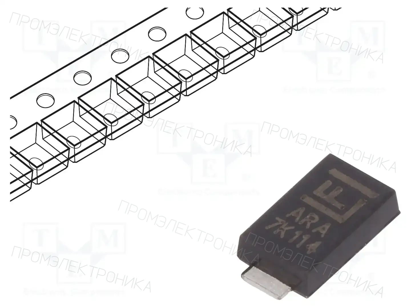 LITTELFUSE TPSMA6L8.0A — Диоды TVS SMD однонаправленные