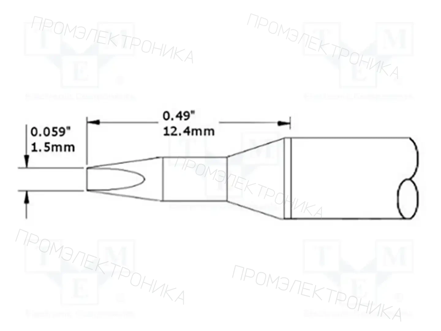 METCAL CVC-5CH0015A — Жала паяльников