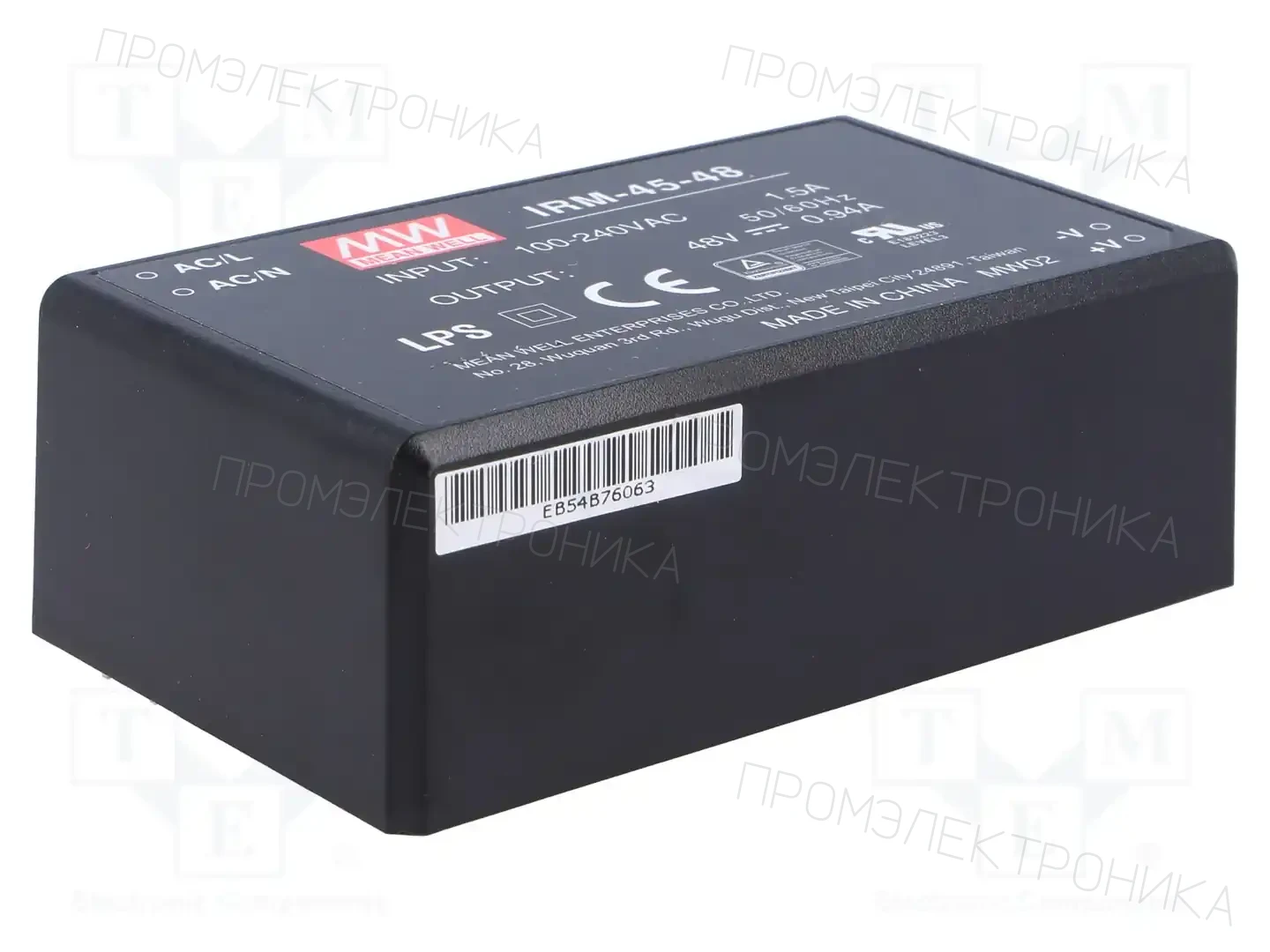MEAN WELL IRM-45-48 — Преобразователи AC/DC для PCB