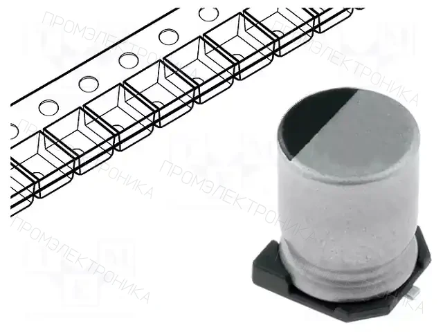SAMWHA RC1H104M04005VR — Конденсаторы электролитические SMD