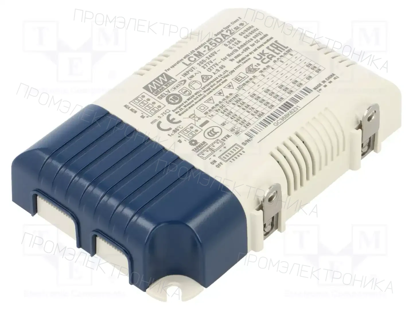 MEAN WELL LCM-25DA2 — Блоки питания для LED