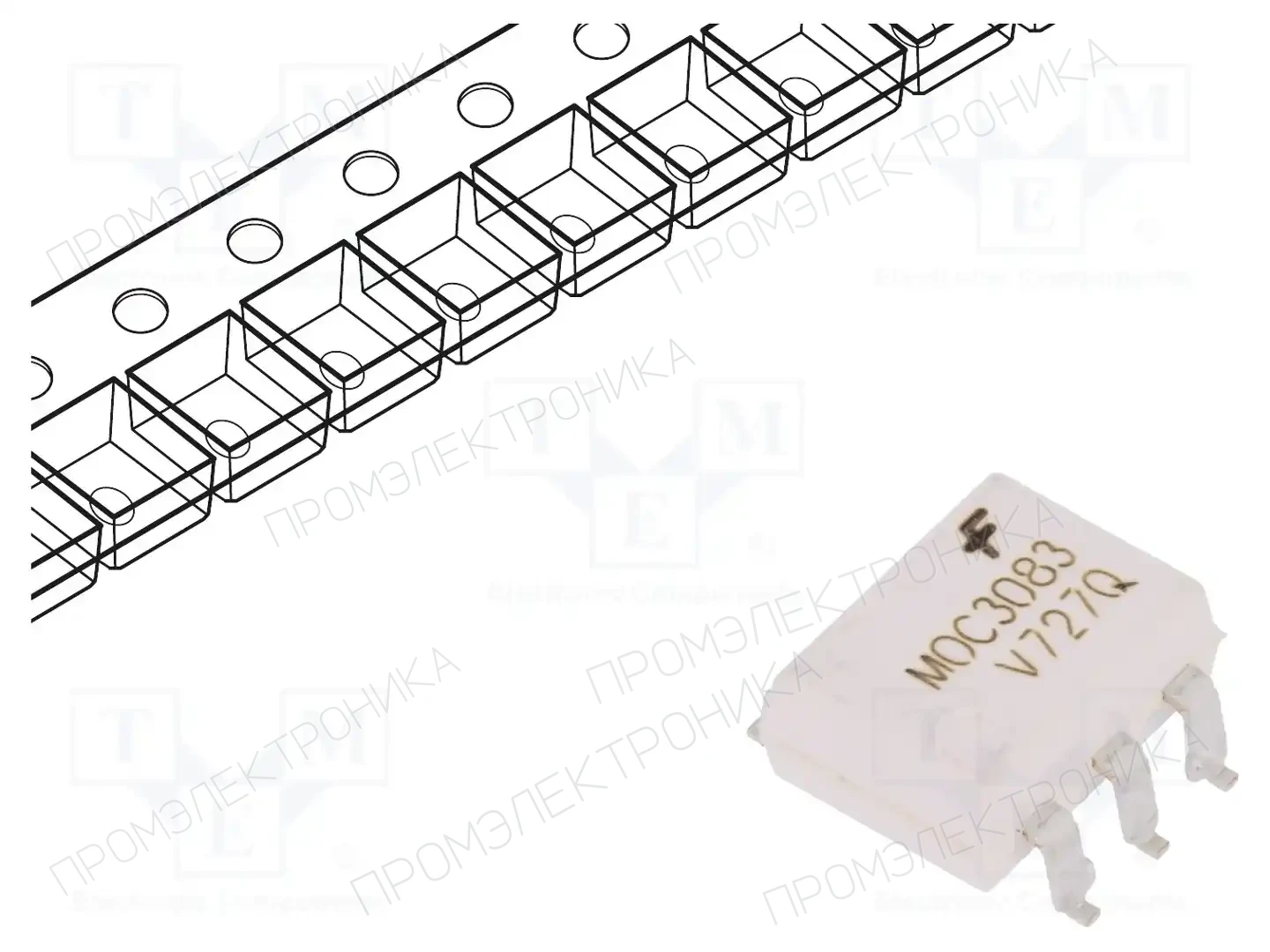 onsemi MOC3083SR2VM — Оптотриаки