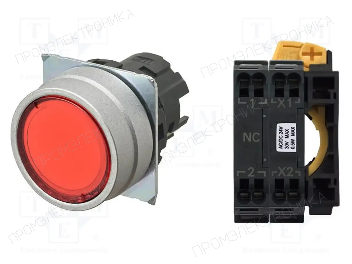 OMRON A22NL-MNM-TRA-P002-RC — Переключатели панельные стандартные 22мм