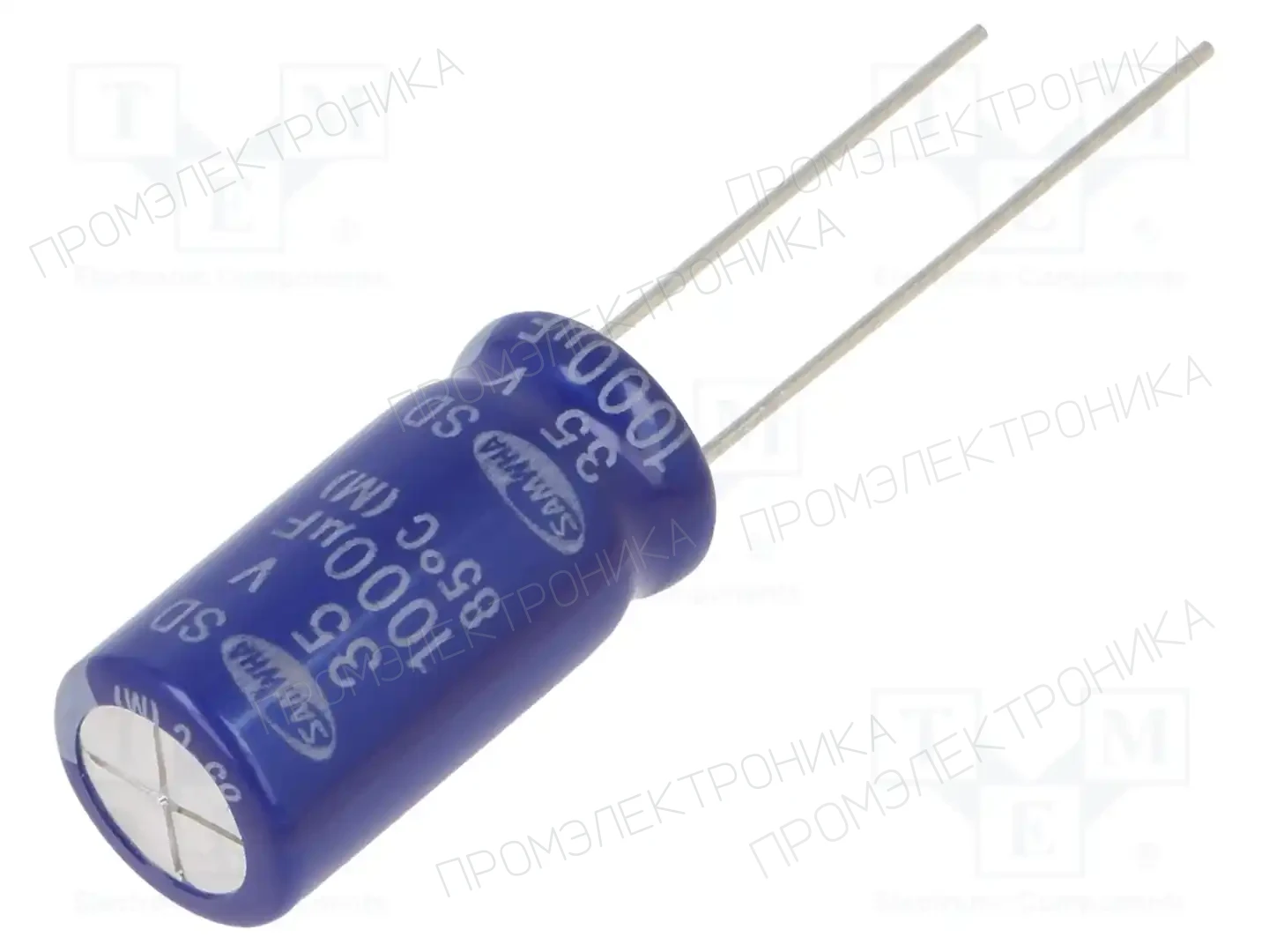 SAMWHA SD1V108M10020PA — Конденсаторы электролитические THT
