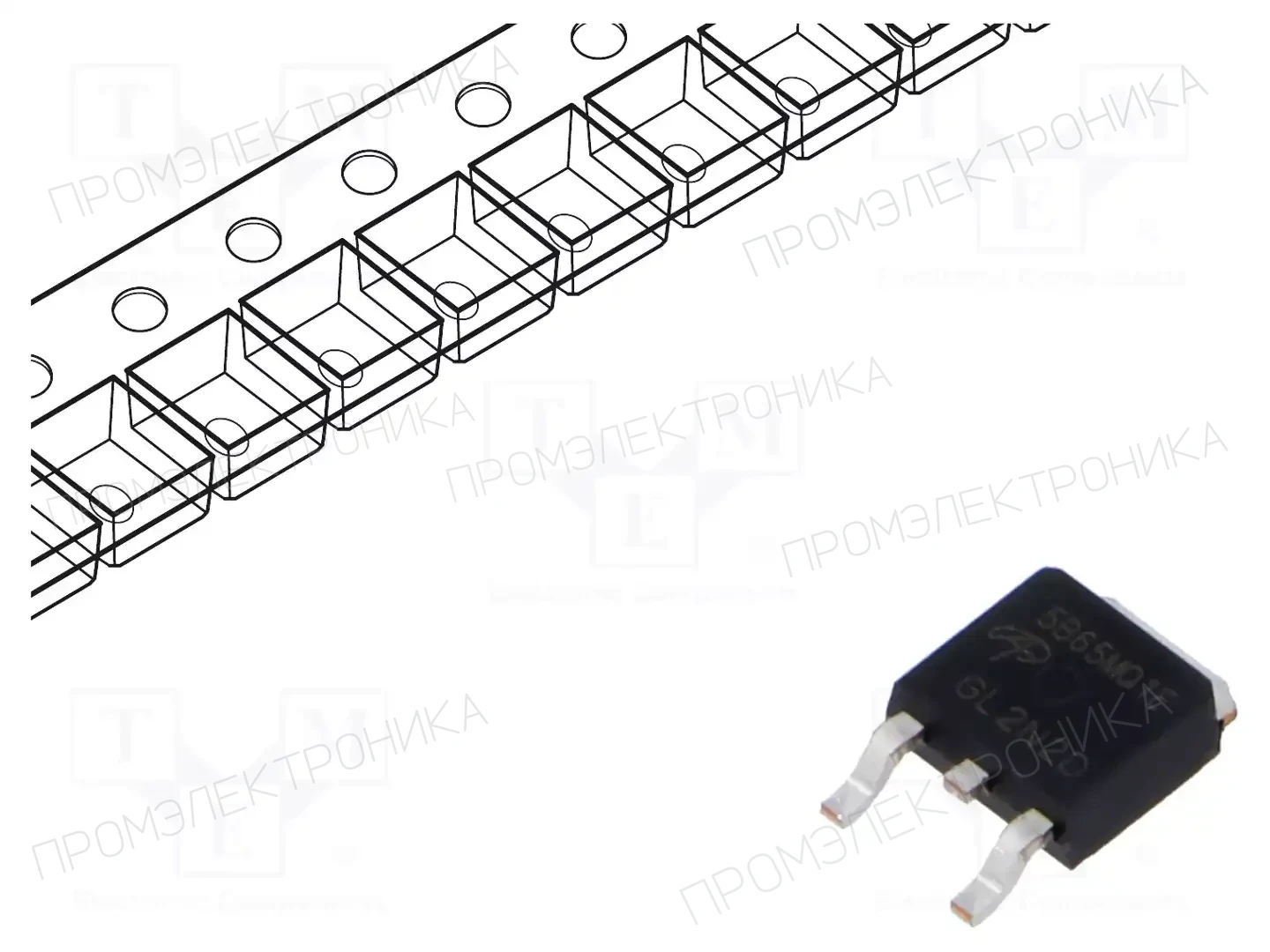 ALPHA & OMEGA SEMICONDUCTOR AOD5B65MQ1E — Транзисторы IGBT SMD