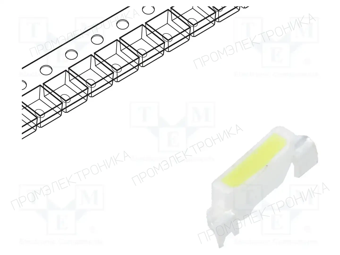 OPTOSUPPLY OSW54008C1F — Светодиоды SMD белые