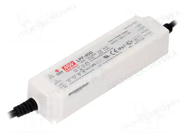 MEAN WELL LPF-40D-24 — Блоки питания для LED