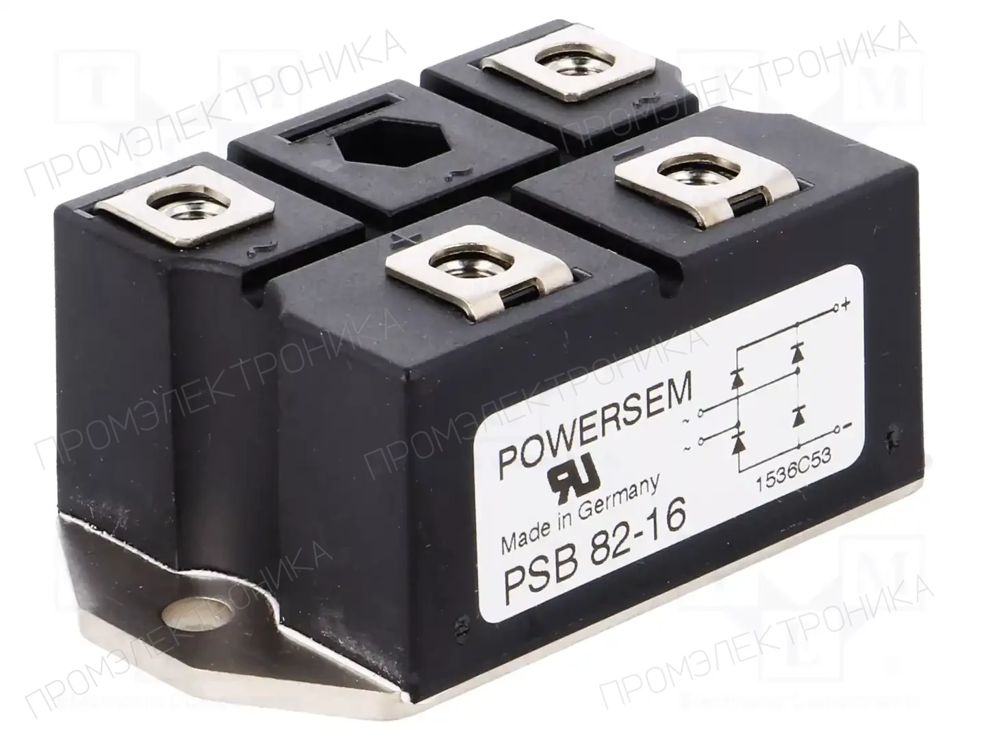 POWERSEM PSB 82/16 — Однофазные мосты диодные - остальные