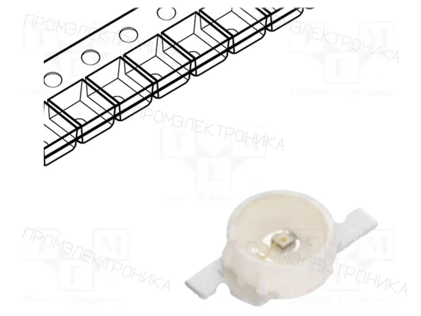 ams OSRAM LR P47F-U2AB-1-3A5A — Светодиоды SMD цветные