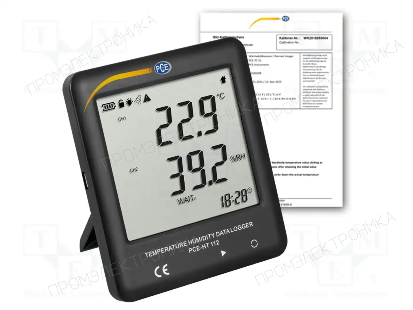PCE INSTRUMENTS PCE-HT 112-ICA — Регистраторы температуры и влажности