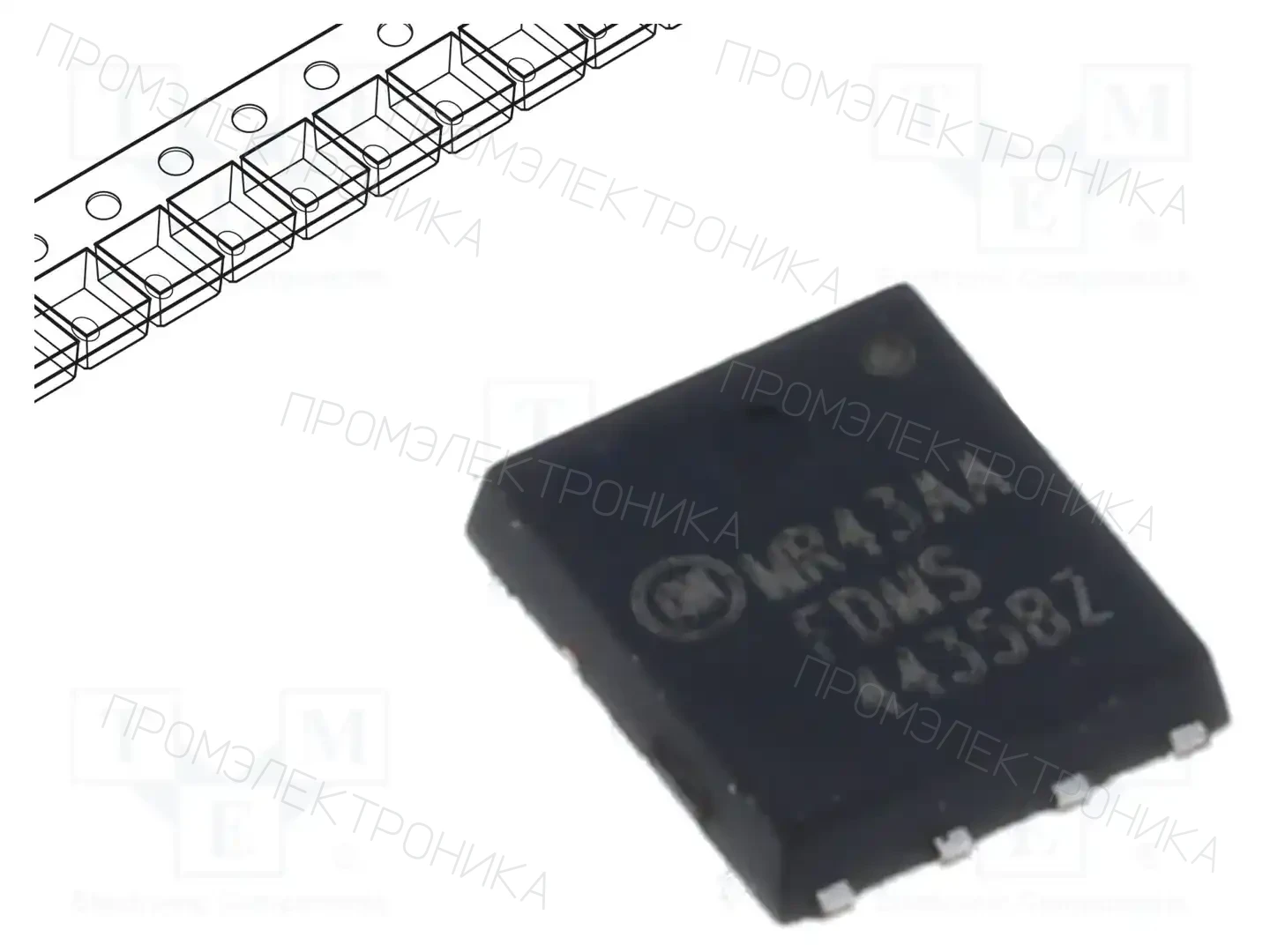 onsemi FDMS4435BZ — Транзисторы с каналом P SMD