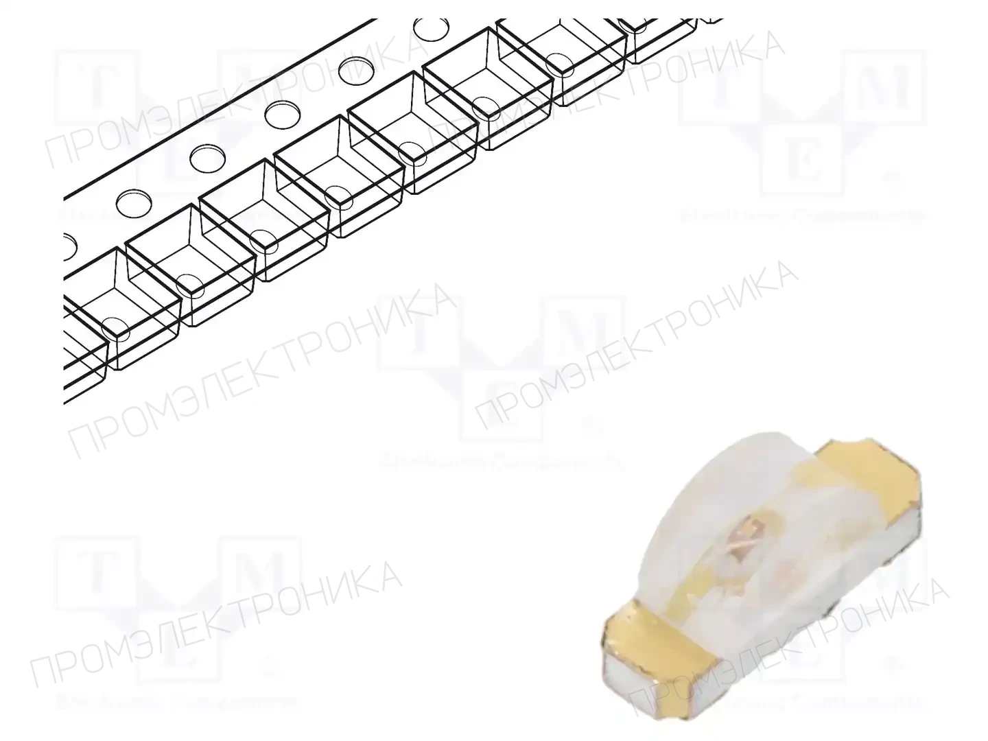 LUCKYLIGHT LL-S110UYC-Y2 — Светодиоды SMD цветные