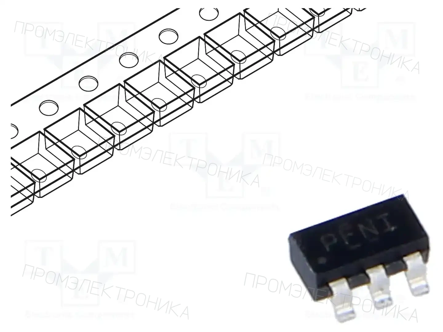 Texas Instruments TPS60403DBVR — Регуляторы напряжения - микросхемы DC/DC