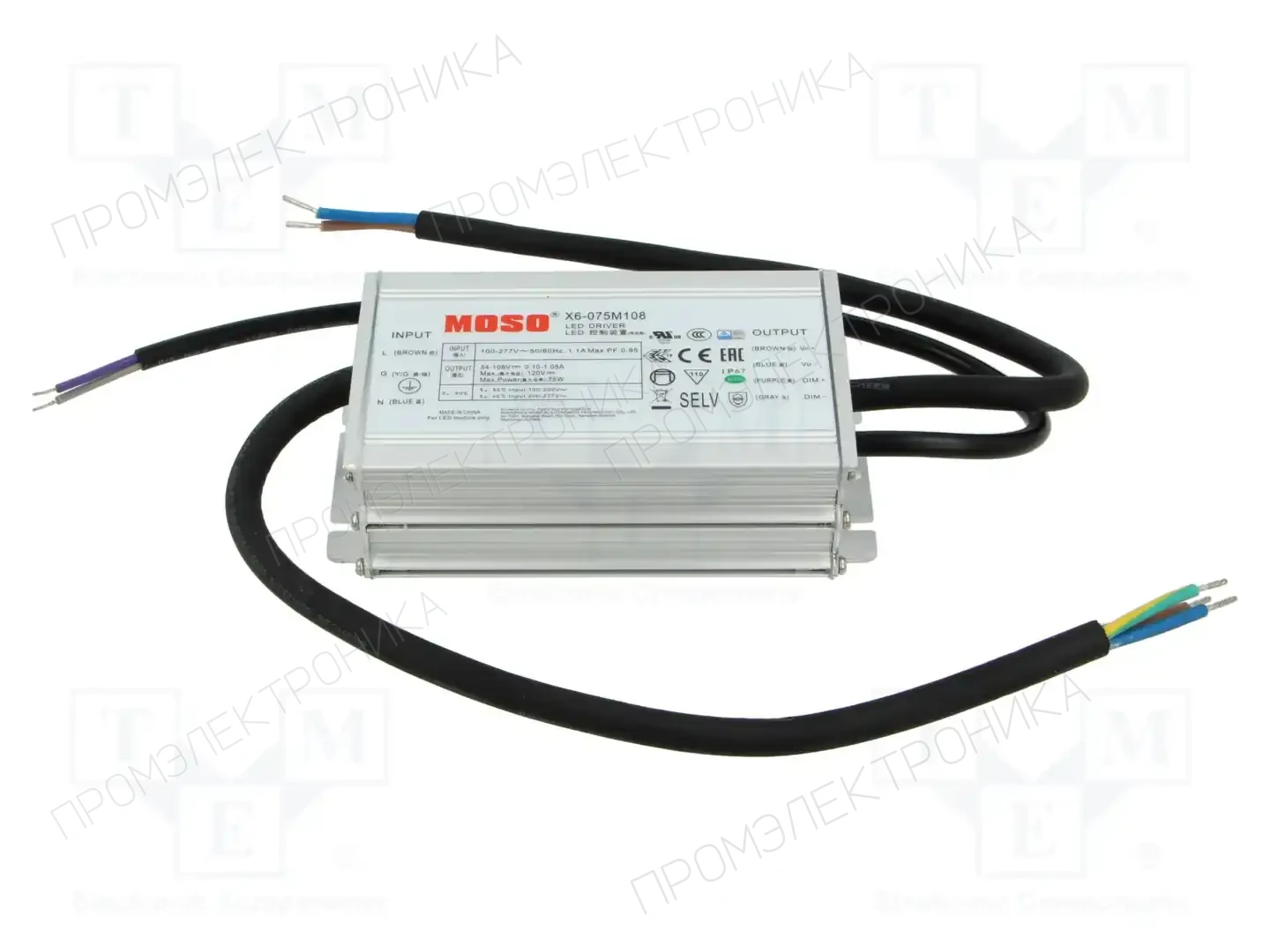 MOSO X6-075M108 — Блоки питания для LED