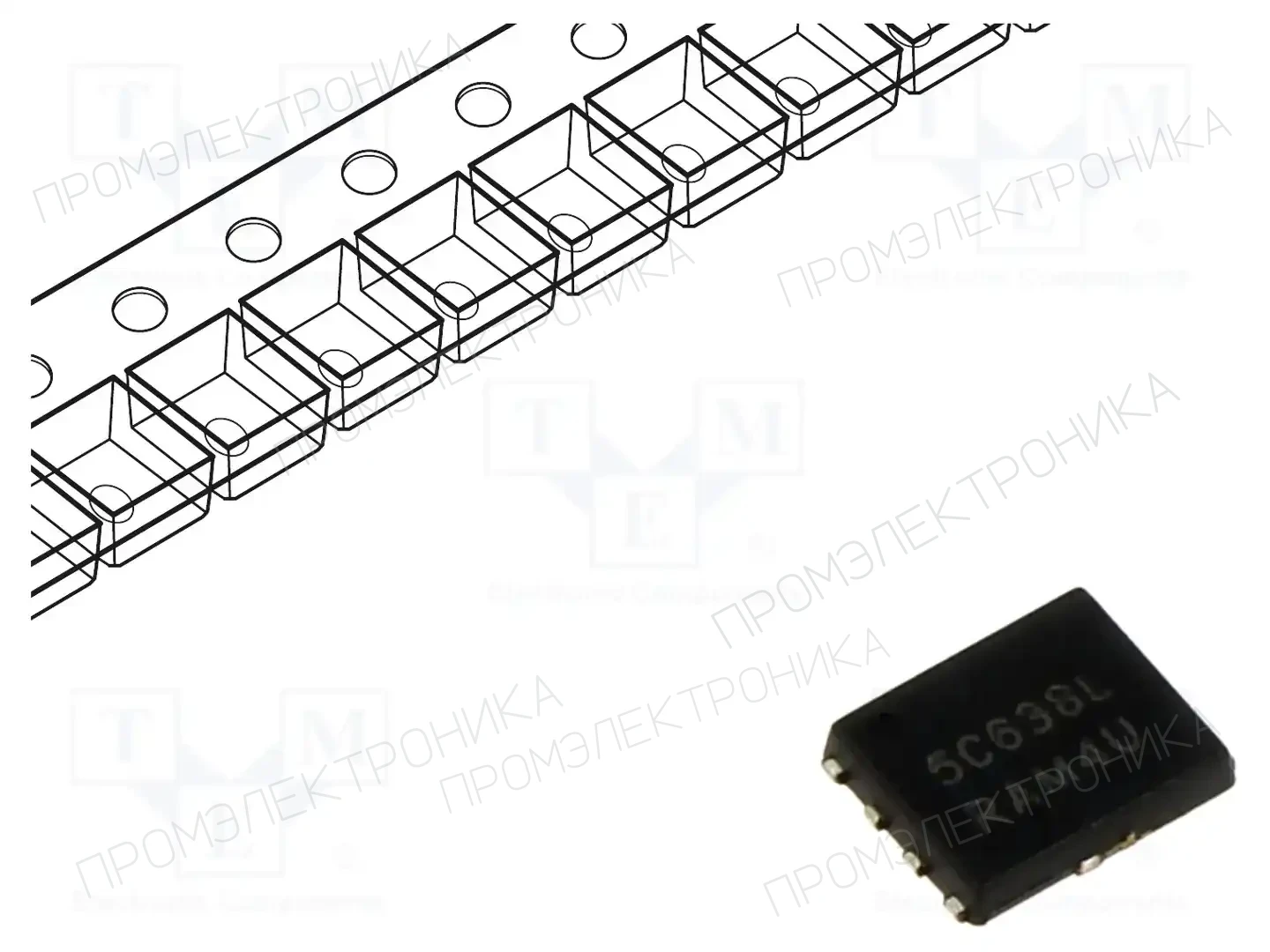onsemi NVMFS5C638NLT1G — Транзисторы с каналом N SMD