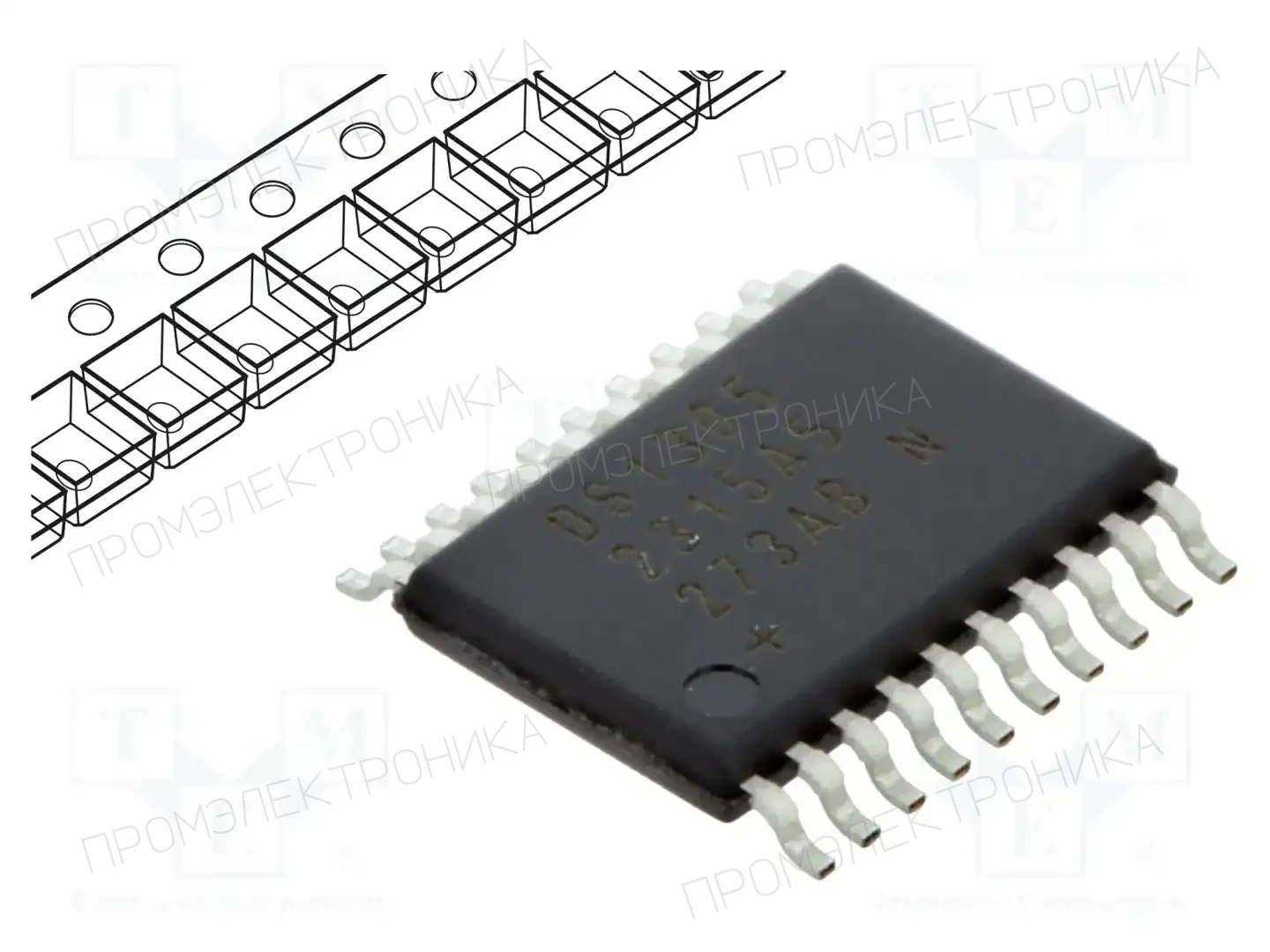 Analog Devices (MAXIM INTEGRATED) DS1305EN+T&R — Микросхемы RTC