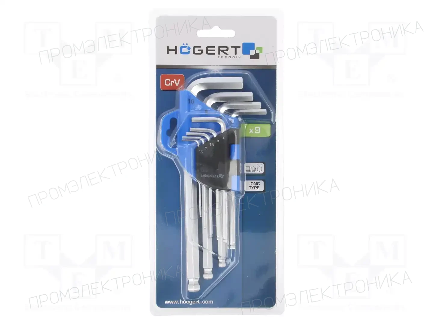 HÖGERT TECHNIK HT1W804 — Шестигранные и звездообразные ключи