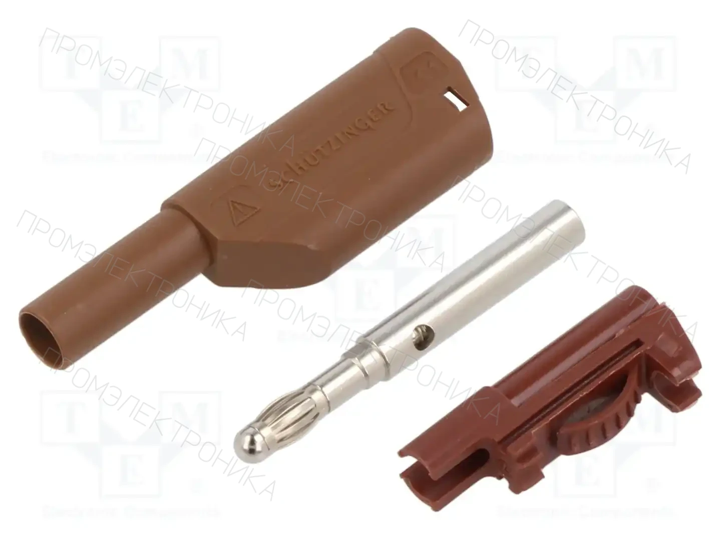 SCHÜTZINGER SFK 8500 S NI / AS / BR — Вилки банановые 4мм