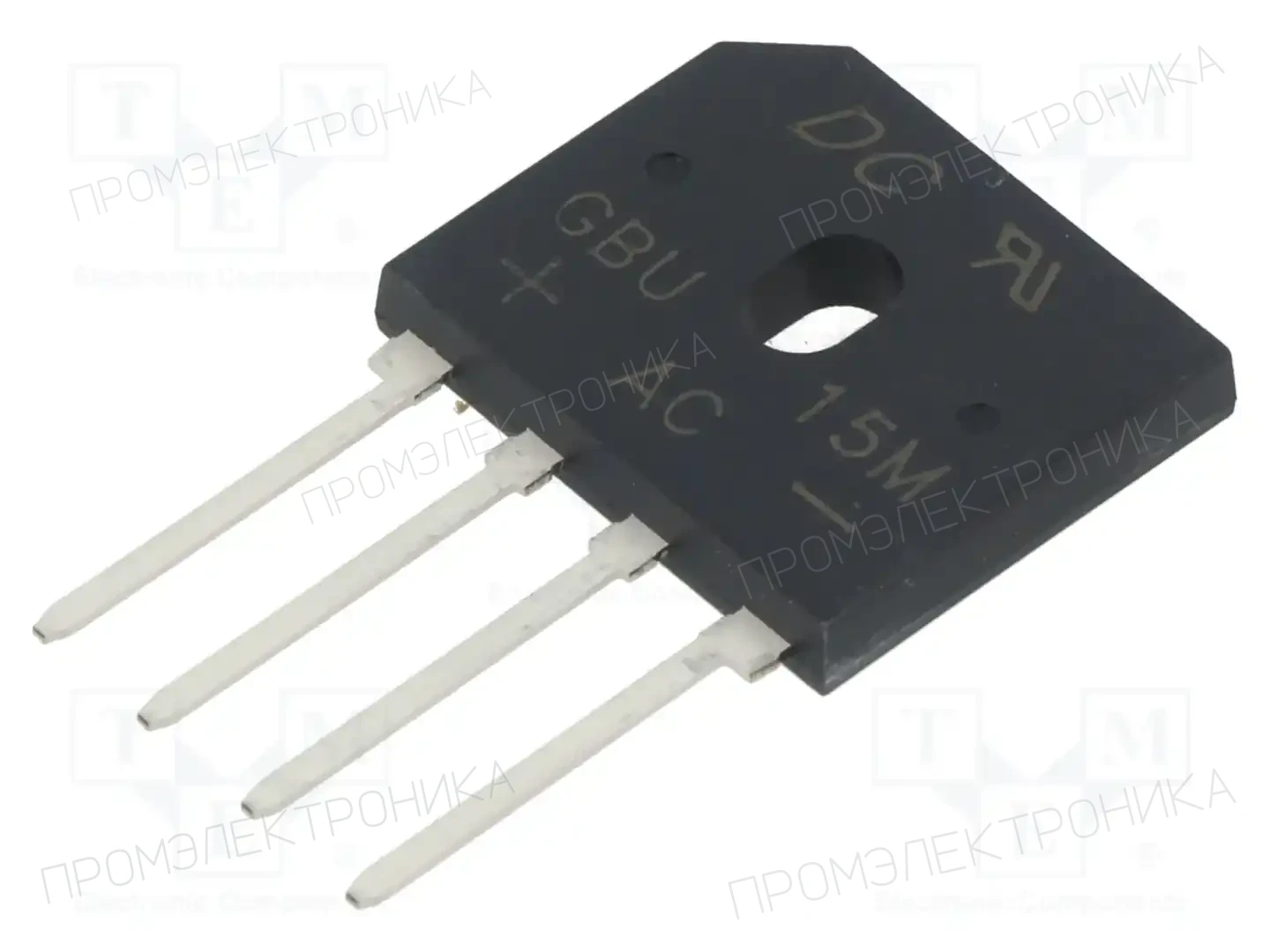 DC COMPONENTS GBU15M — Однофазные мосты диодные плоские