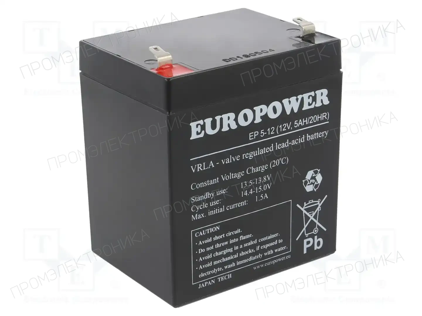 EUROPOWER EP 5-12 — Аккумуляторы кислотные