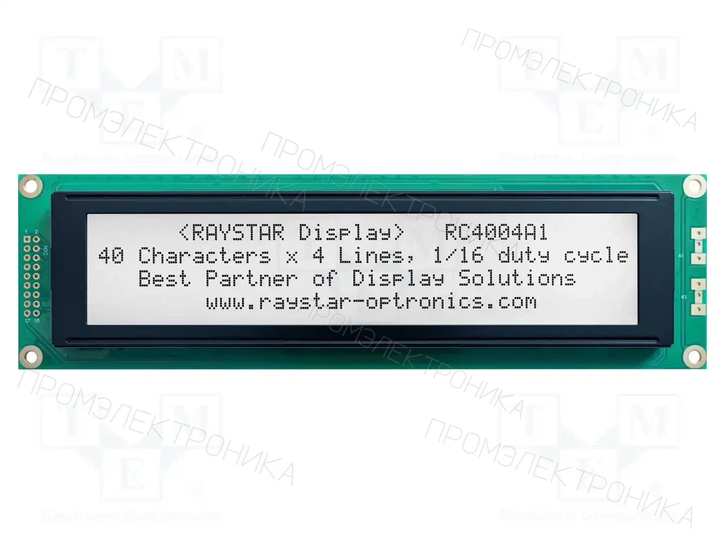 RAYSTAR OPTRONICS RC4004A1-FHW-CSX — Дисплеи LCD буквенно-цифровые