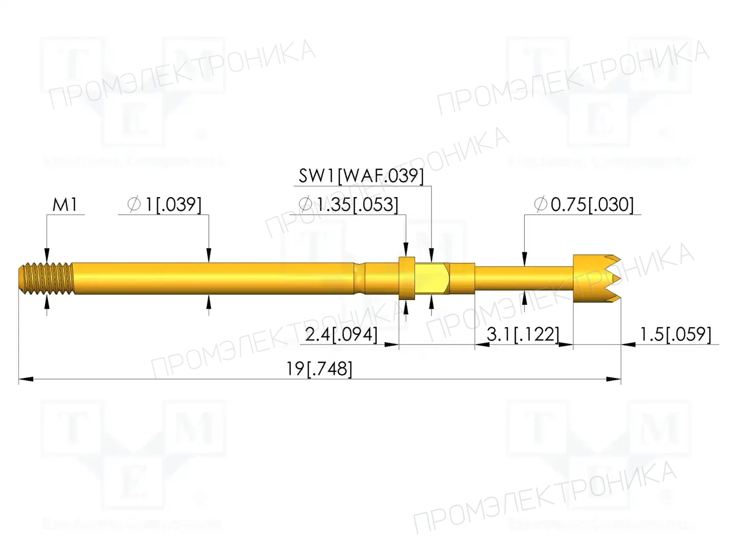 INGUN GKS-001 306 150 A 1502 M — Измерительные щупы