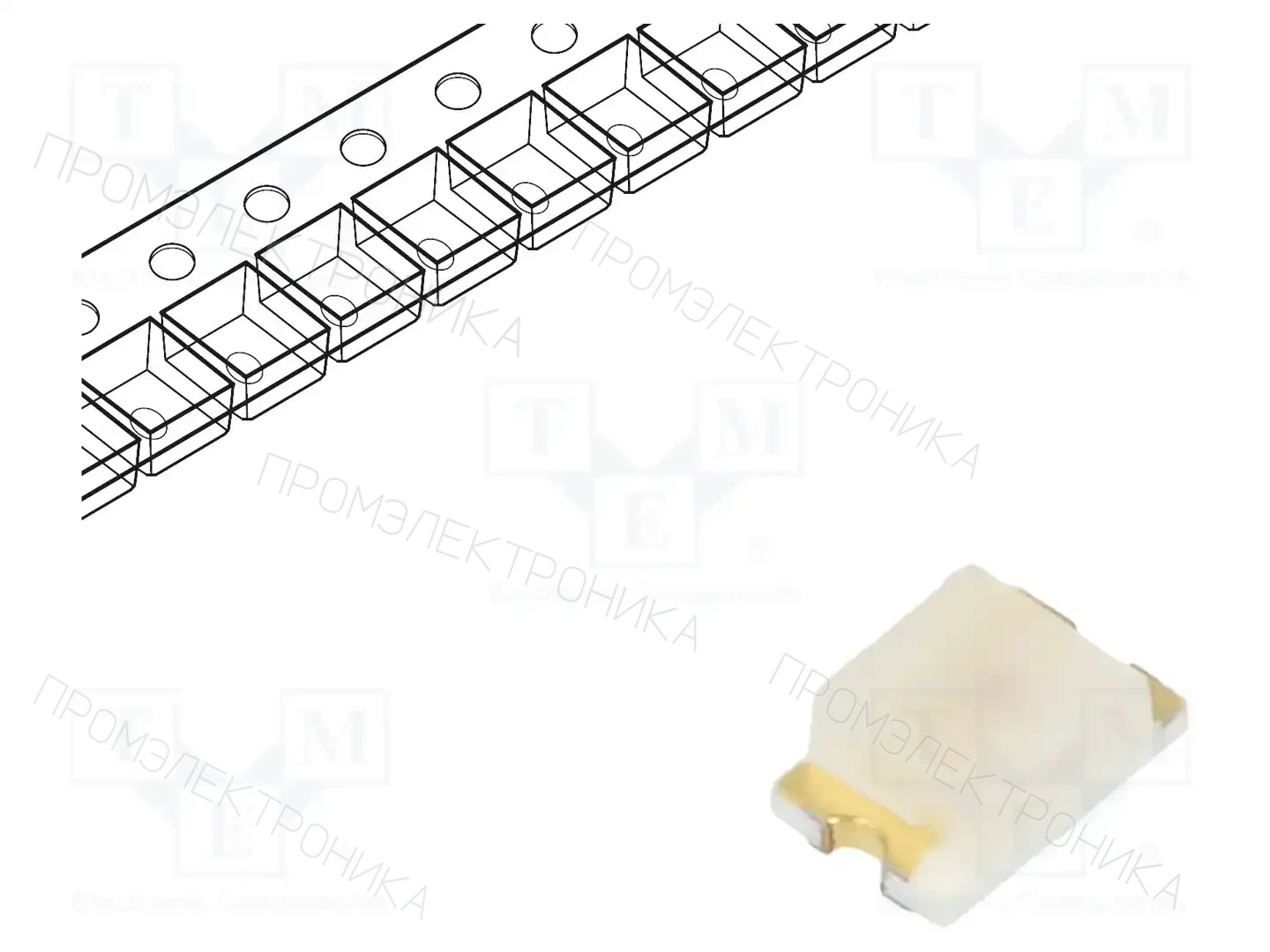 LUMEX SML-LXT0805GW-TR — Светодиоды SMD цветные