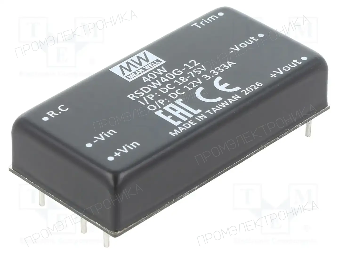 MEAN WELL RSDW40G-12 — Преобразователи DC/DC