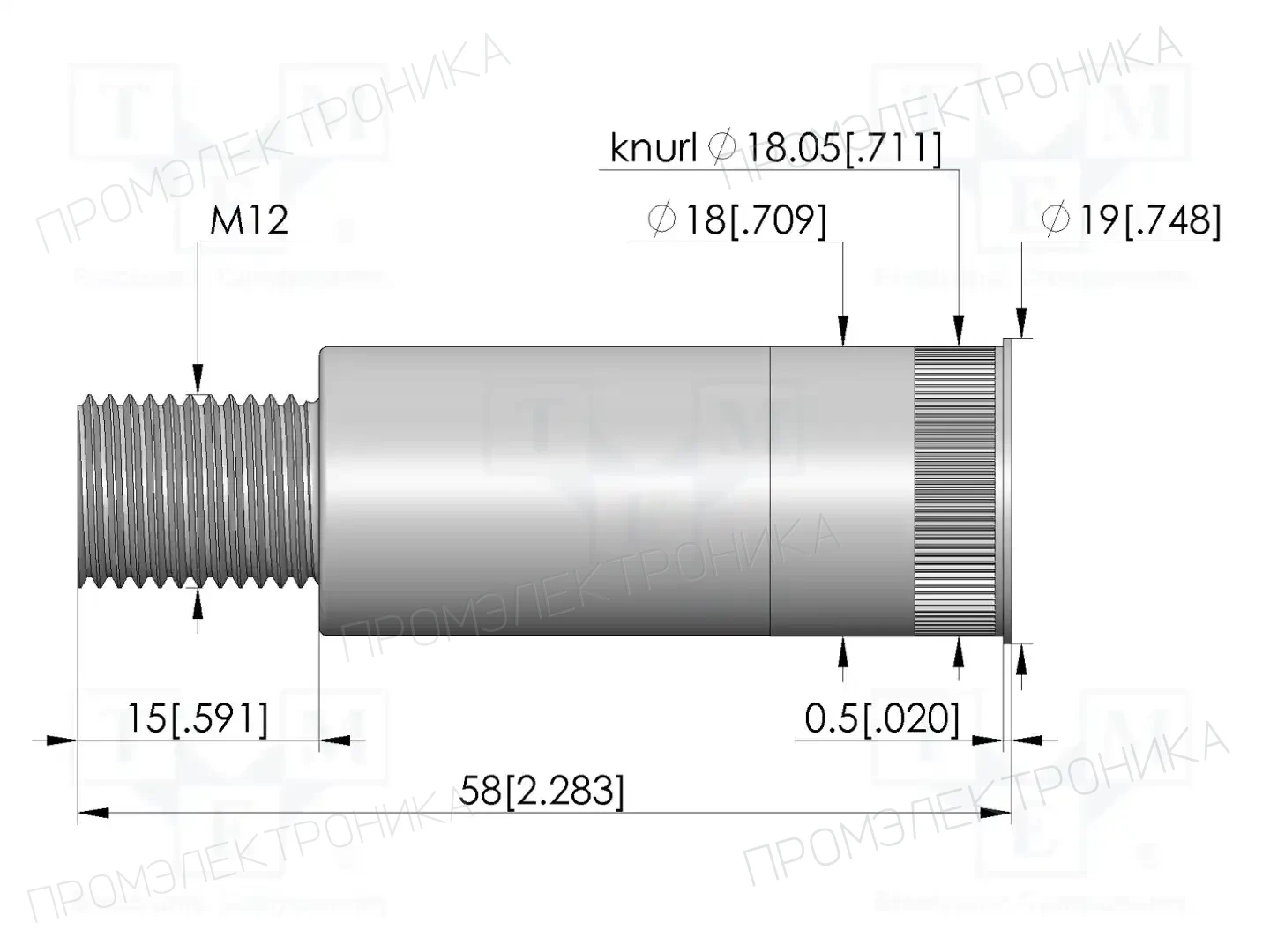 INGUN KS-672D10M12-R — Гнёзда для измерительных щупов