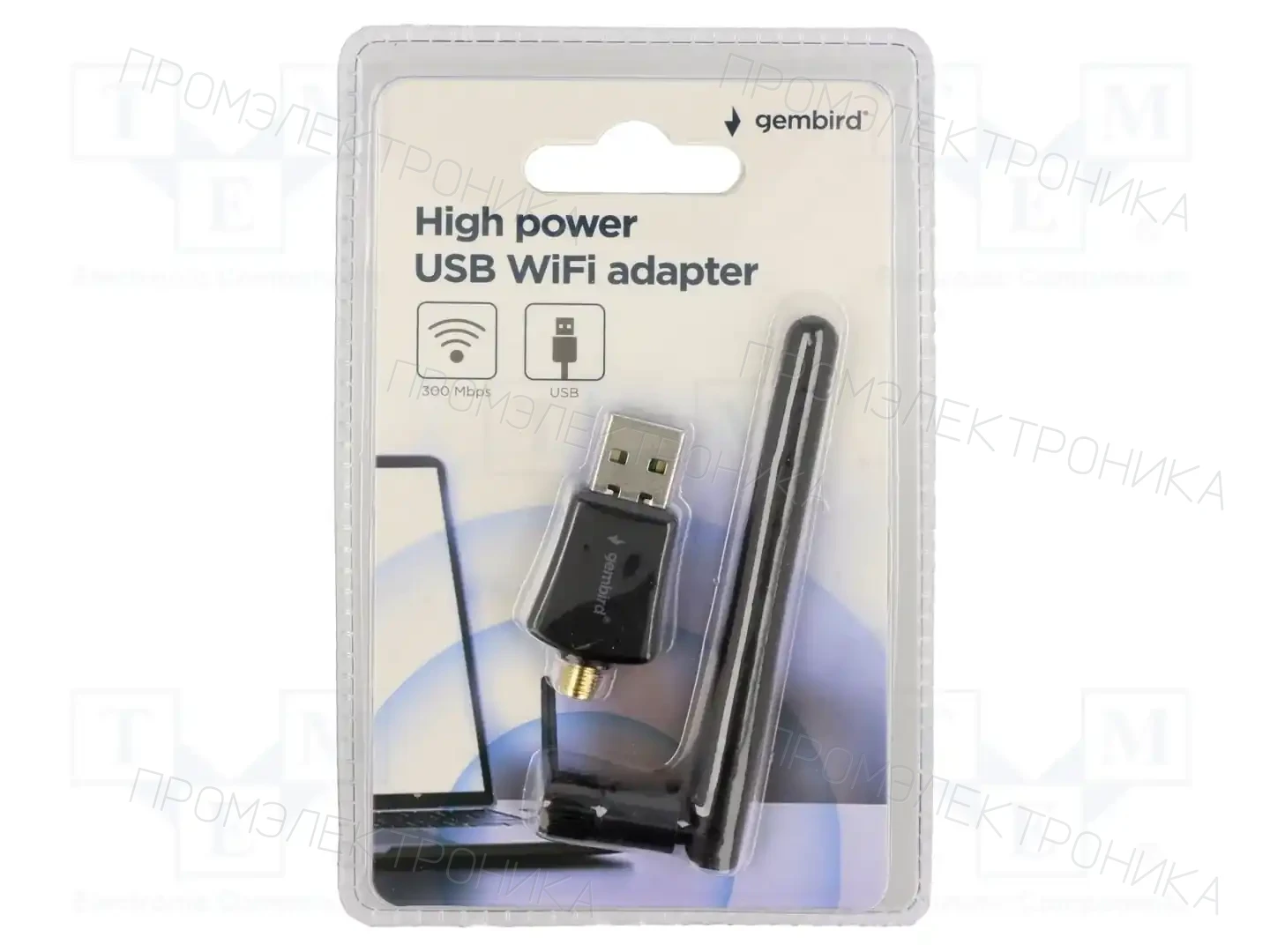 GEMBIRD WNP-UA300P-02 — Компьютерные адаптеры