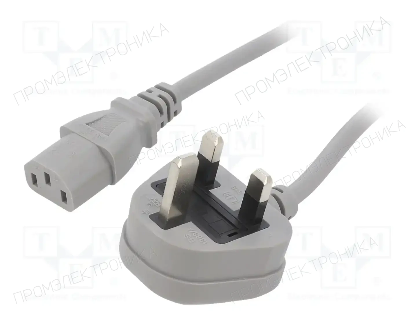 LIAN DUNG LT-318(3A)+501 3X0.75 GRY 1M — Кабели питания компьютерные и универс