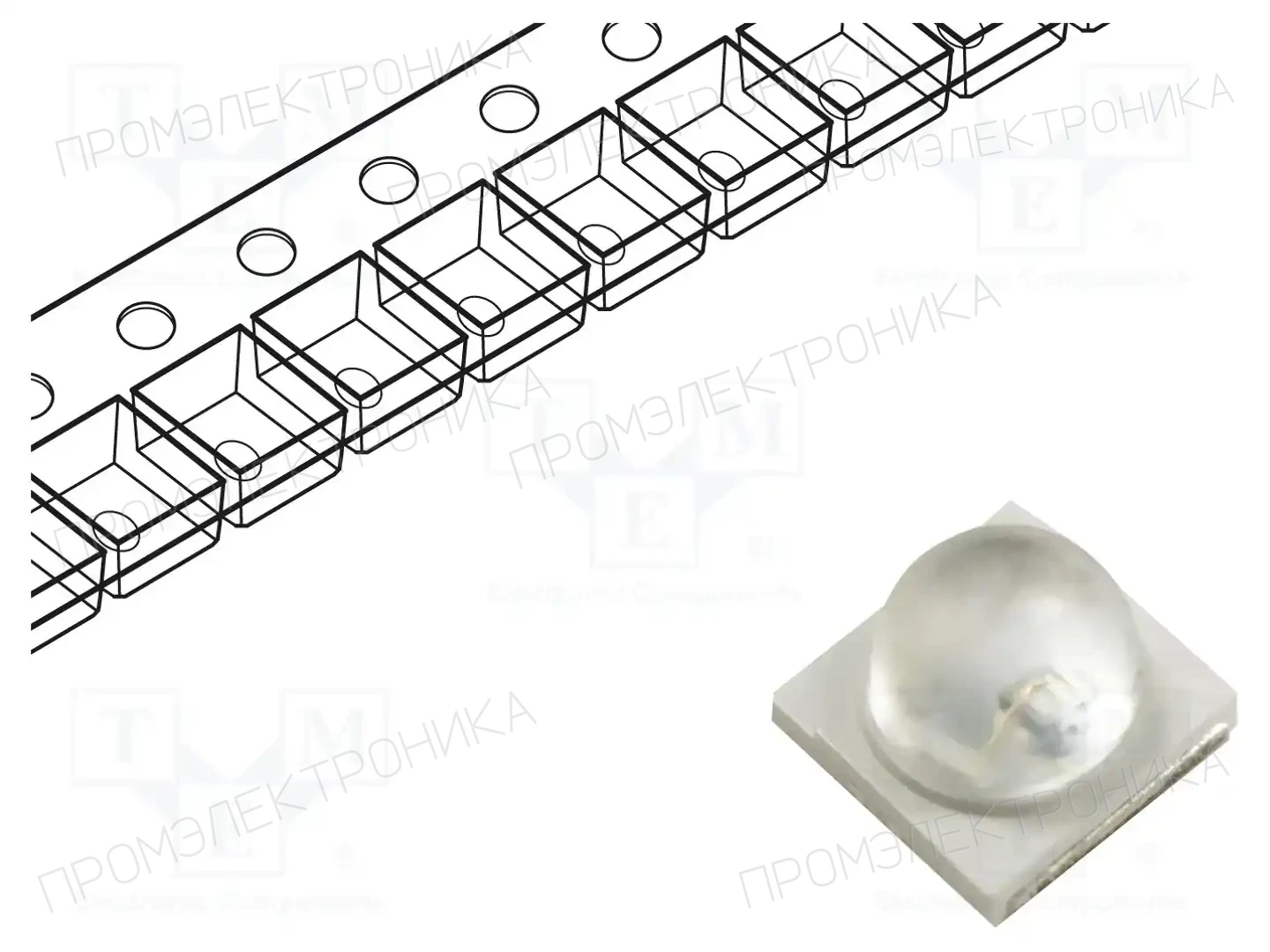 ProLight Opto PK2N-1KQE-SL — Светодиоды УФ