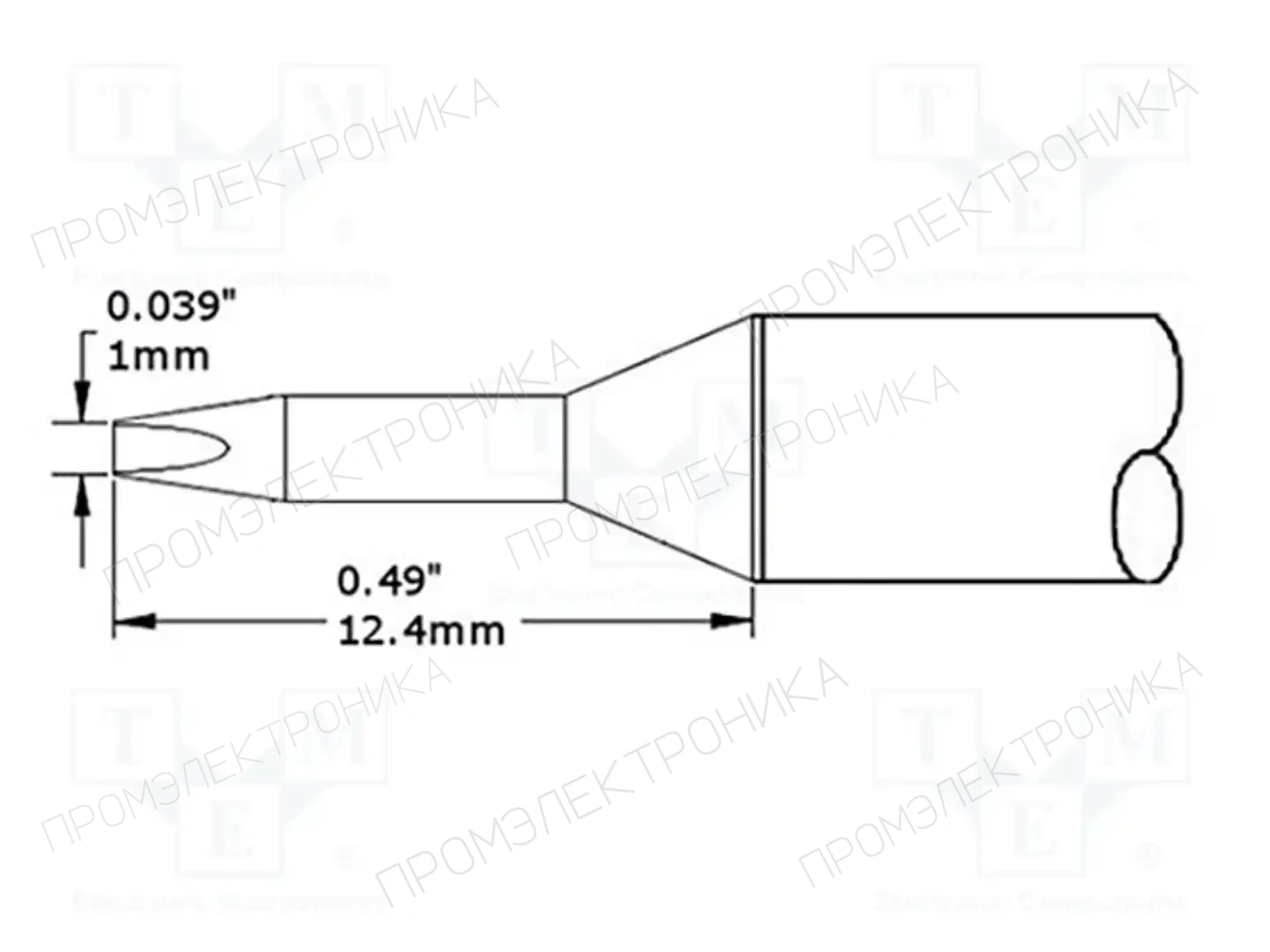 METCAL CVC-5CH0010A — Жала паяльников