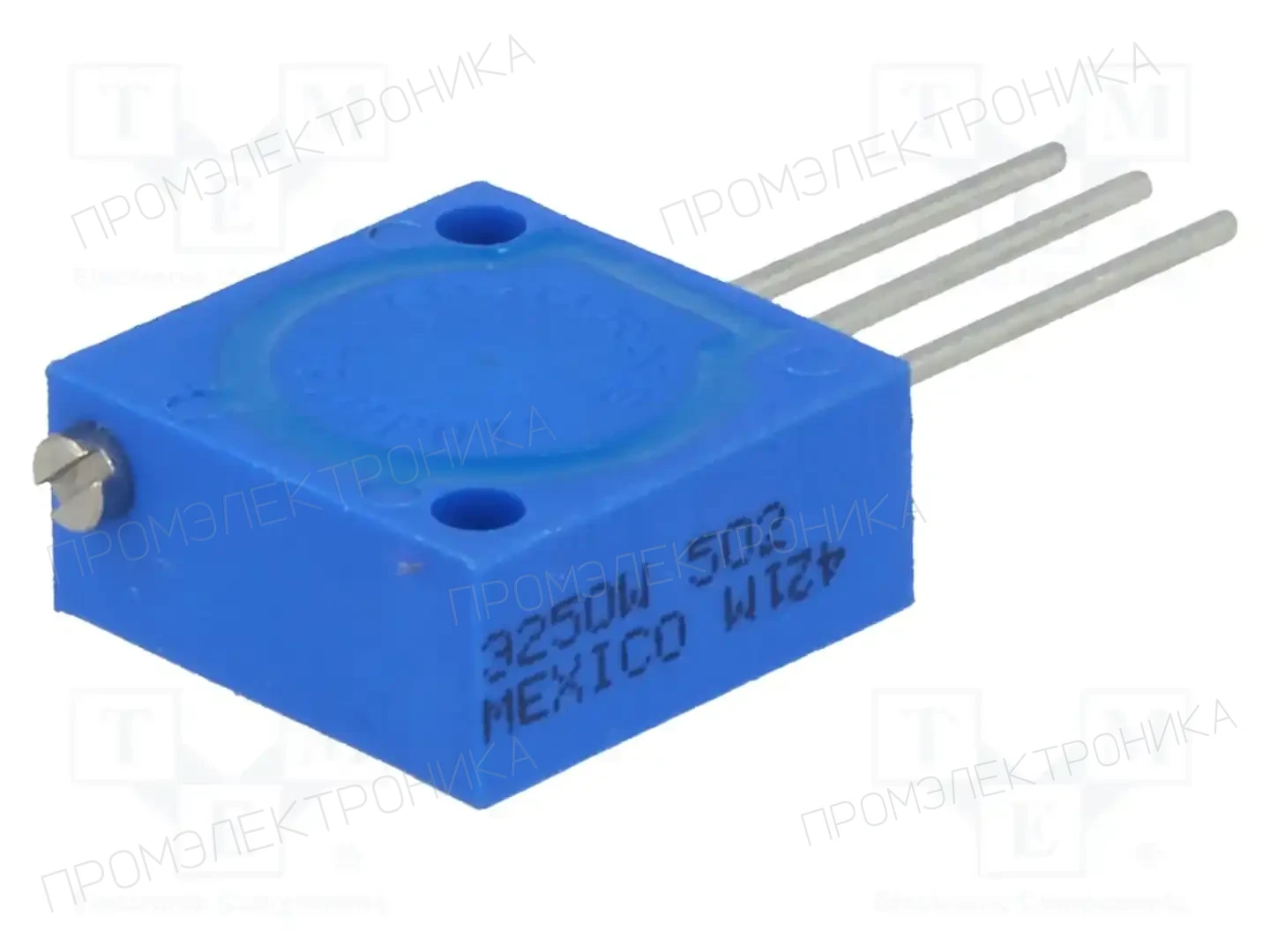BOURNS 3250W-1-502 — Потенциометры THT многооборотные 1/2 дм