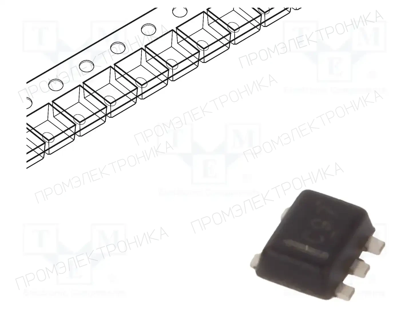 Texas Instruments SN74LVC1G34DRLR — Буферы, передатчики, контроллеры