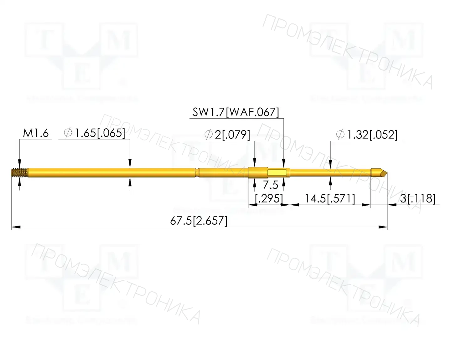 INGUN GKS-212 307 150 A 3007 M — Измерительные щупы